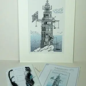 Winstanley’s 2nd Lighthouse Blackwork Kit