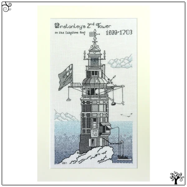 Winstanley’s 2nd Lighthouse Blackwork Kit