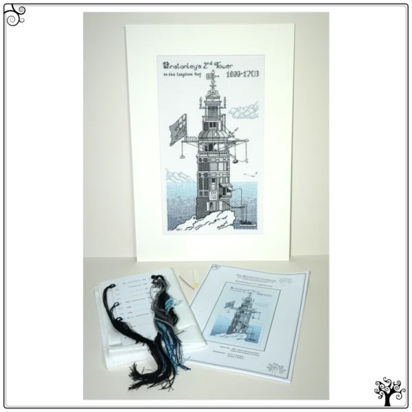 Winstanleys 2nd Lighthouse blackwork kit or pattern