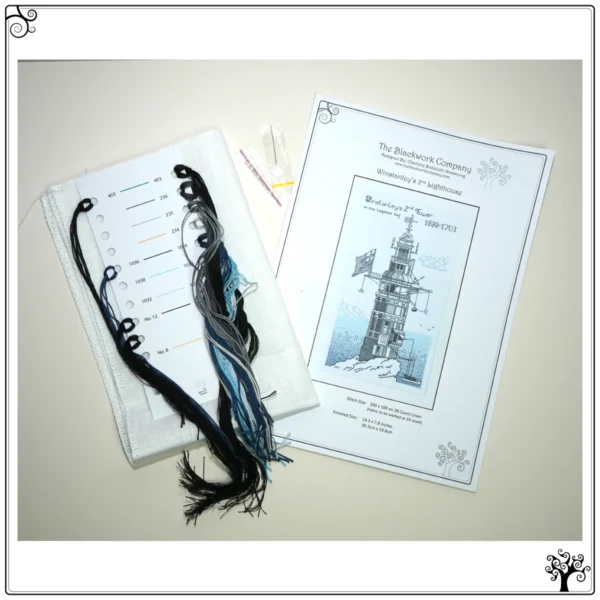 Winstanleys 2nd Lighthouse blackwork kit or pattern