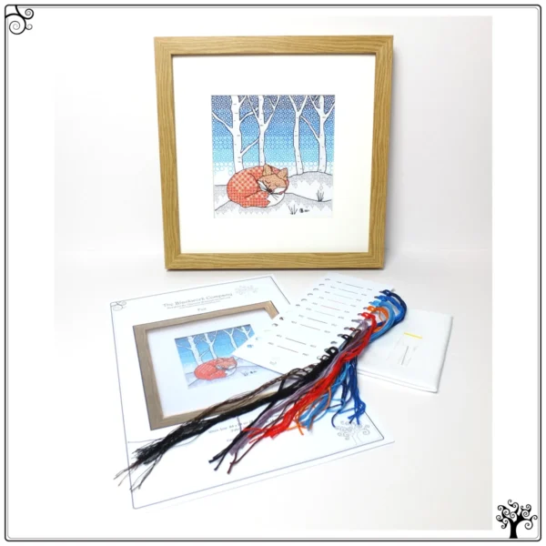 fox blackwork kit or pattern