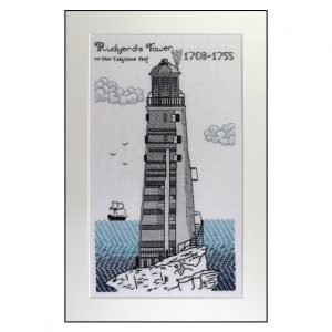 Rudyerd’s Lighthouse Blackwork Kit or Pattern