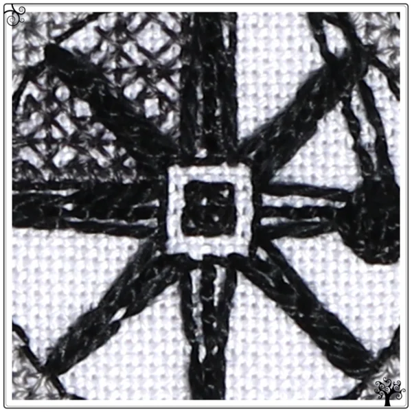 catch-me-who-can locomotive steam engine blackwork kit or pattern