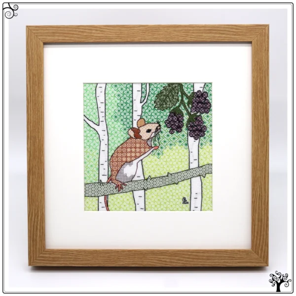 mouse blackwork kit or pattern