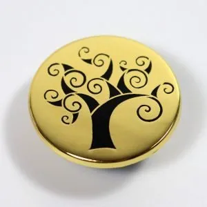 Blackwork Tree Enamel Pin