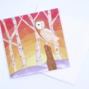 Greetings Card Barn Owl