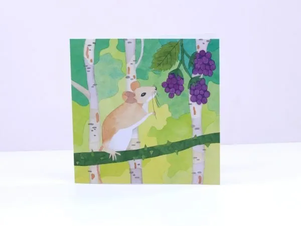 Greetings Card Blackberry Mouse