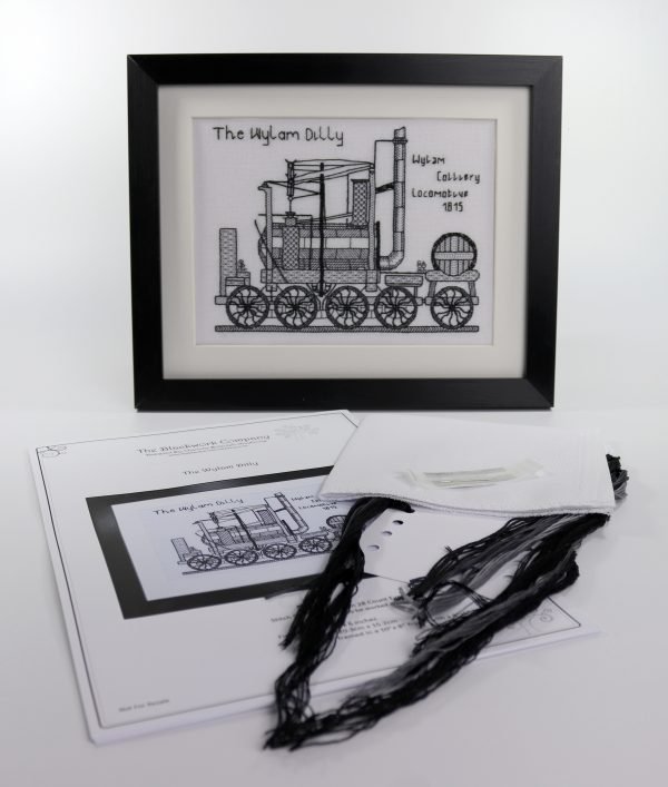 The Wylam Dilly Steam Locomotive Blackwork Kit
