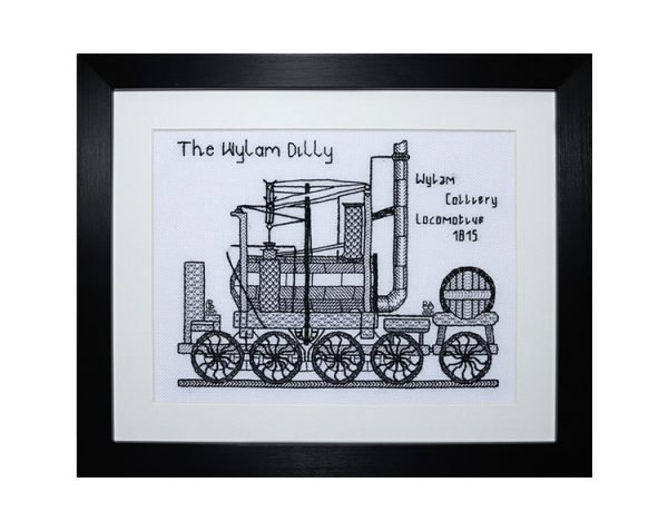 The Wylam Dilly Steam Locomotive Blackwork Kit