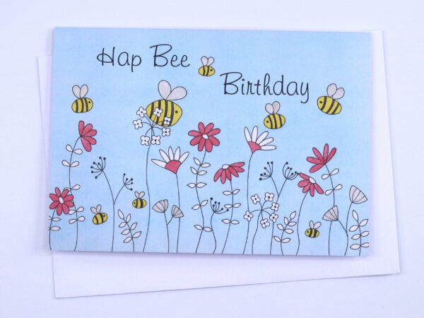 Birthday Card Busy Bee I
