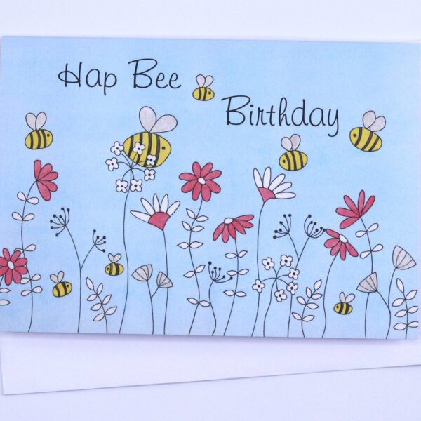 Birthday Card Busy Bee I