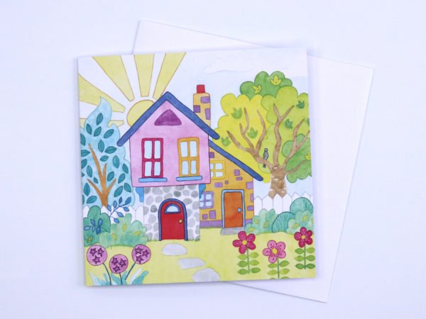 Greetings Card Summer Cottage