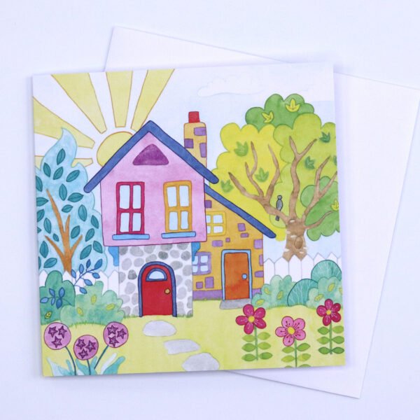 Greetings Card Summer Cottage