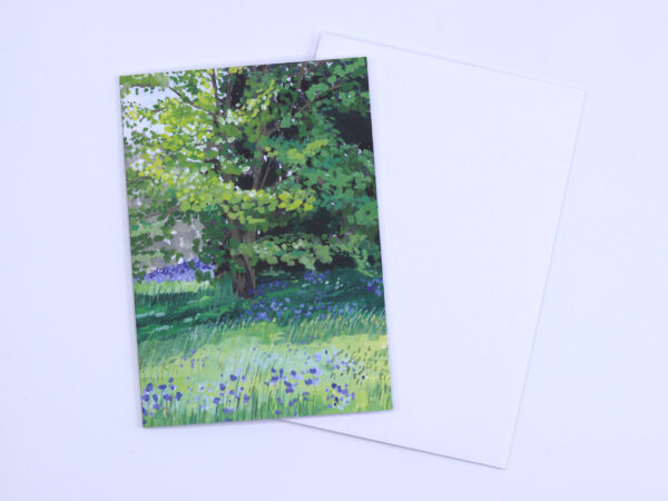 Greetings Card Spring Bluebells