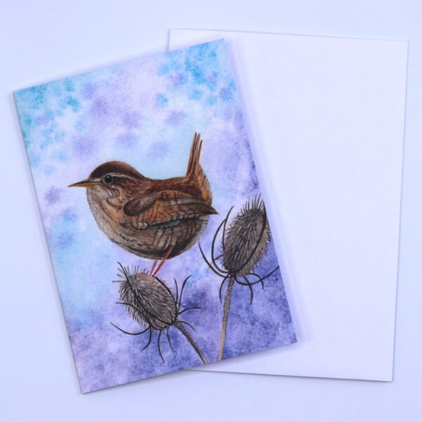Greetings Card Winter Wren
