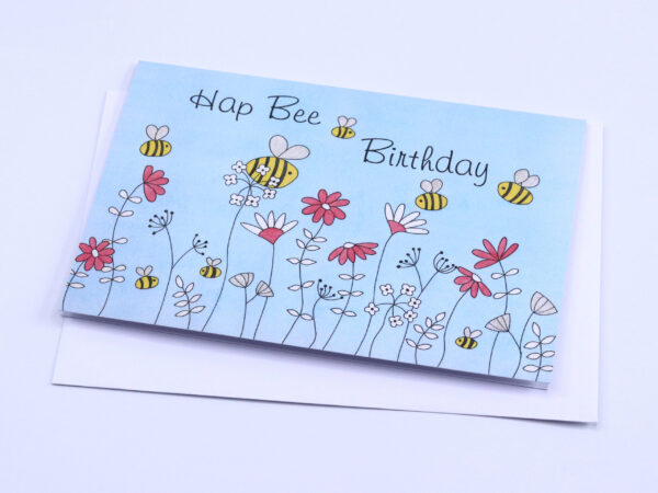 Birthday Card Busy Bee I