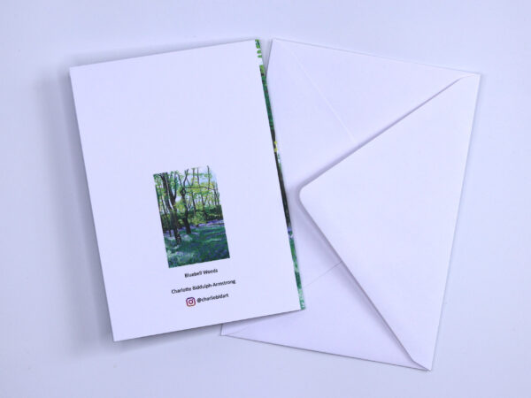 Greetings Card Bluebell Woods