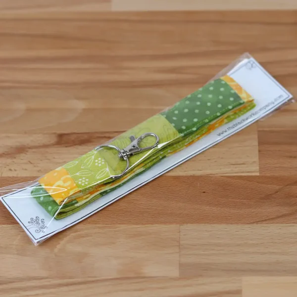 Lanyard Patchwork Yellow Green