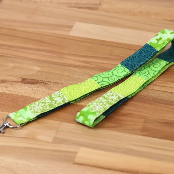 Lanyard Patchwork Lime Green