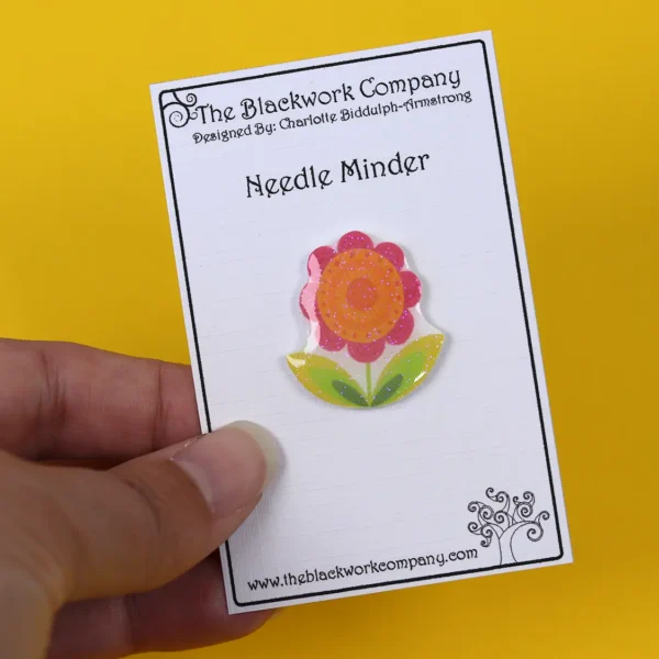 Needle Minder Red Daisy Folk Flower