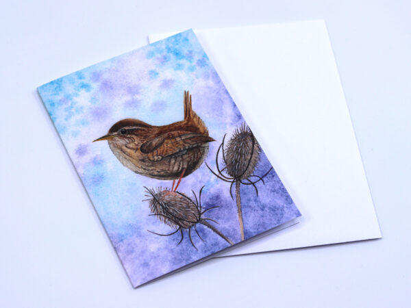 Greetings Card Winter Wren