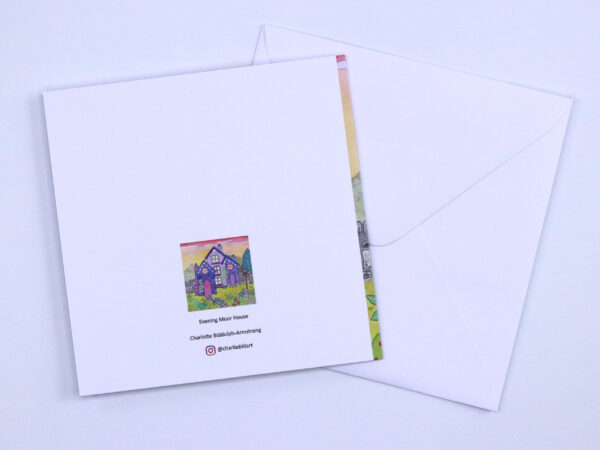 Greetings Card Evening Moor House