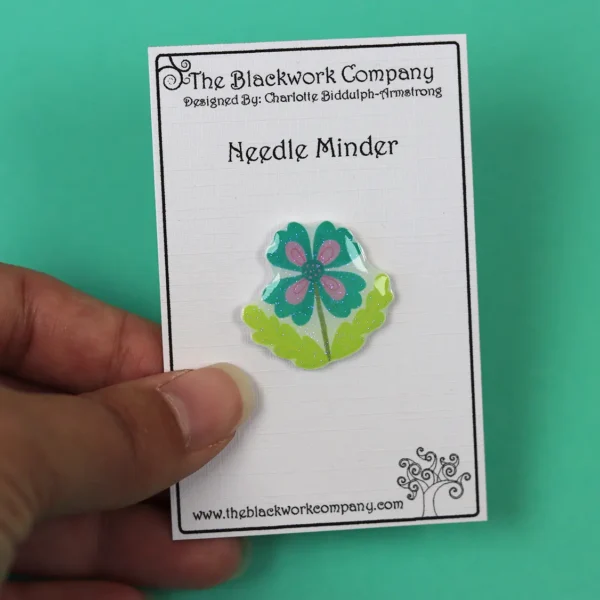 Needle Minder Aqua Aster Folk Flower