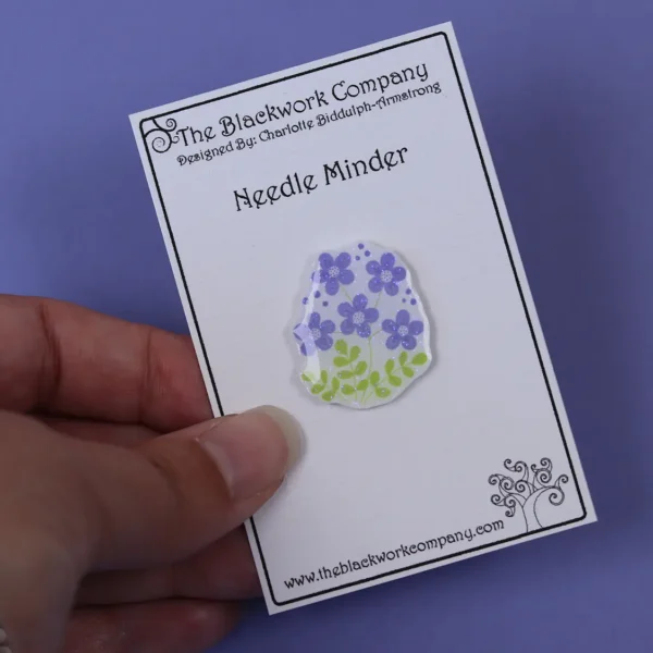 Needle Minder Violet For-Get-Me-Not Folk Flower