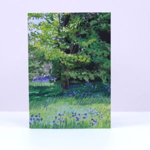 Greetings Card Spring Bluebells