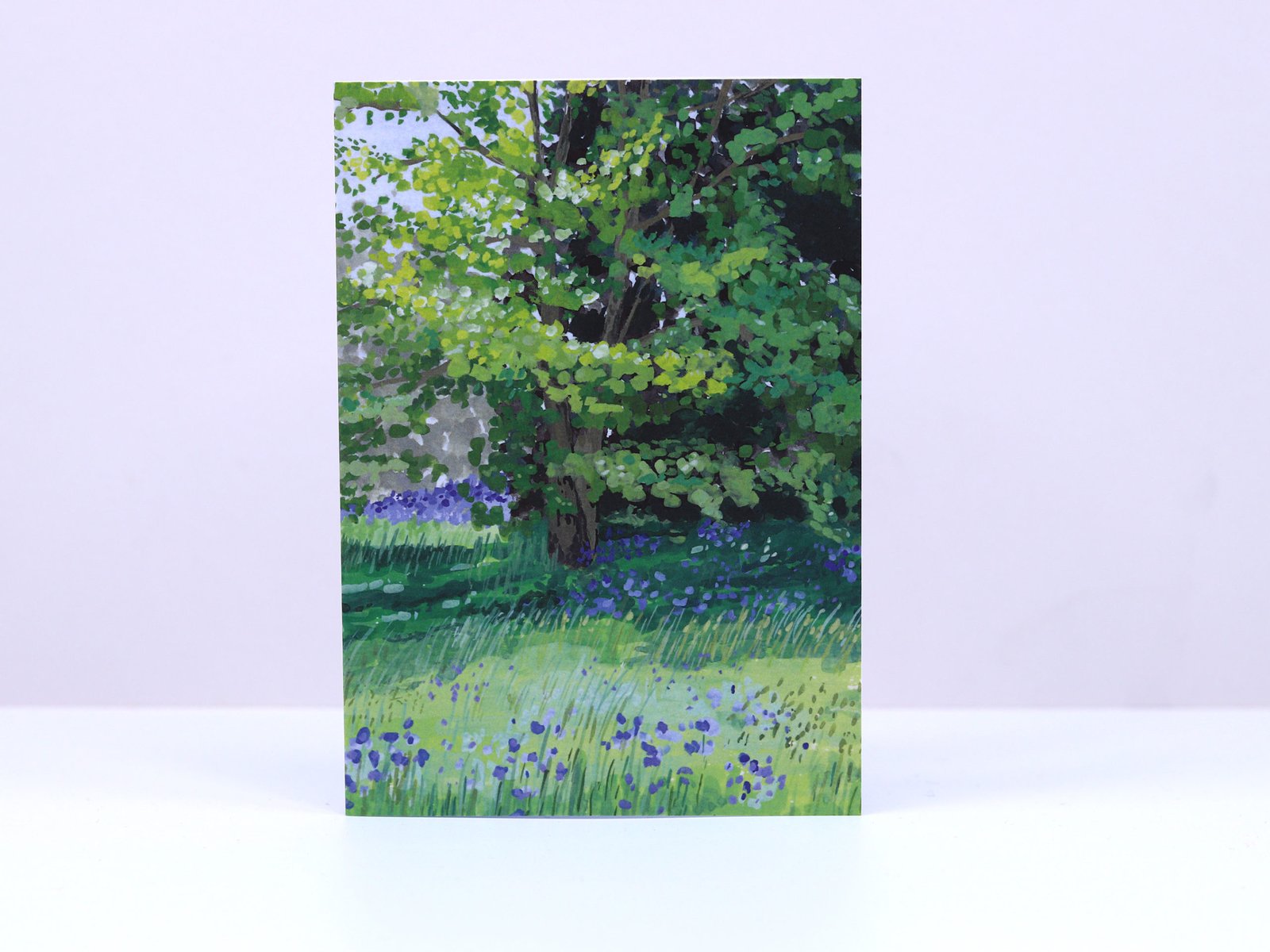 Greetings Card Spring Bluebells