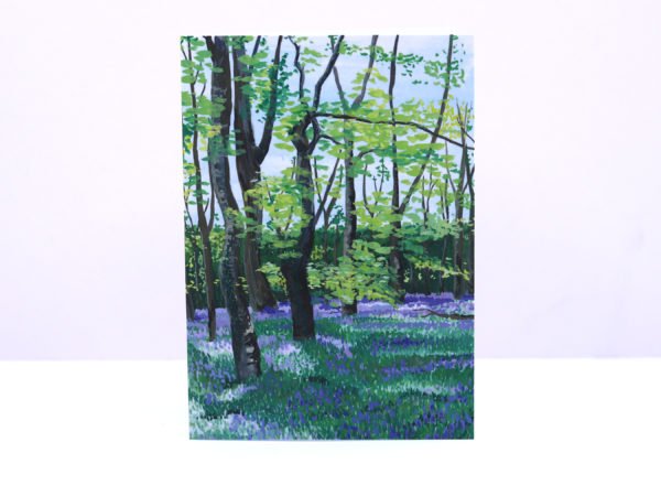 Greetings Card Bluebell Woods