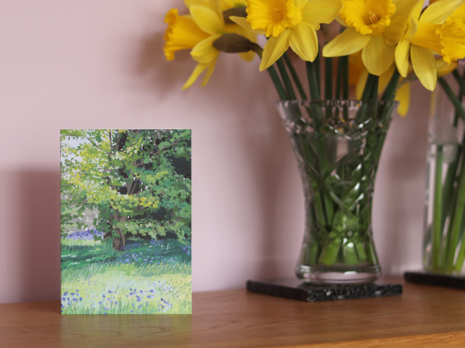 Greetings Card Spring Bluebells