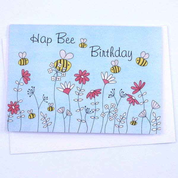 Birthday Card Busy Bee I