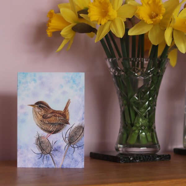 Greetings Card Winter Wren
