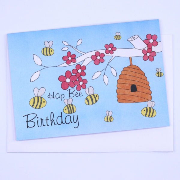 Birthday Card Busy Bee II