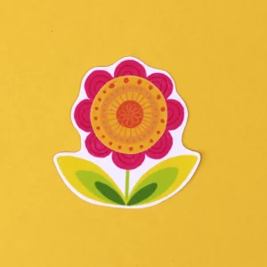 Folk Flowers Summer Stickers Pack – Vinyl