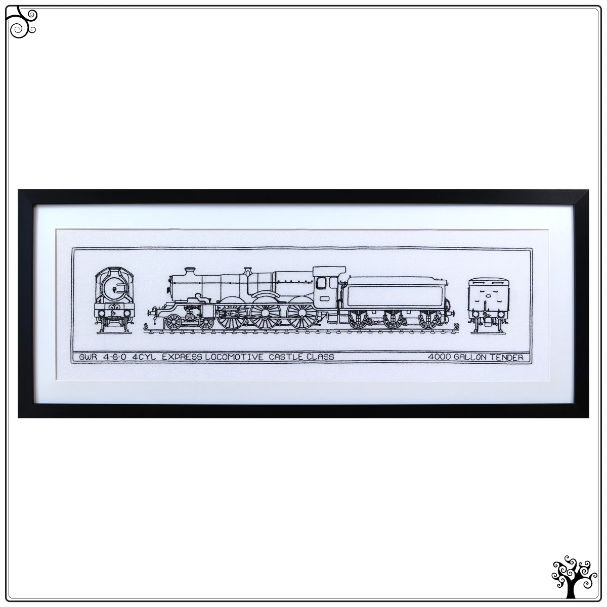castle class blackwork kit or pattern