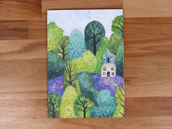 Greetings Card House In The Woods 002