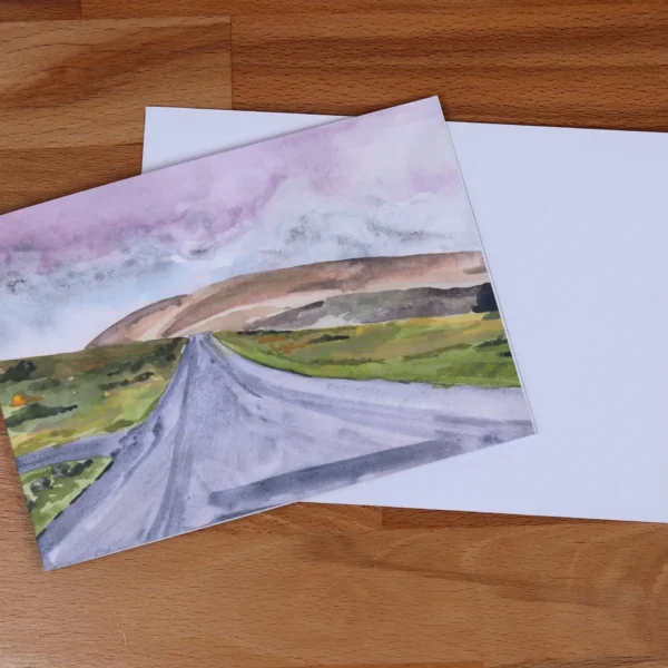 Greetings Card Leeden Tor Car Park – Dartmoor