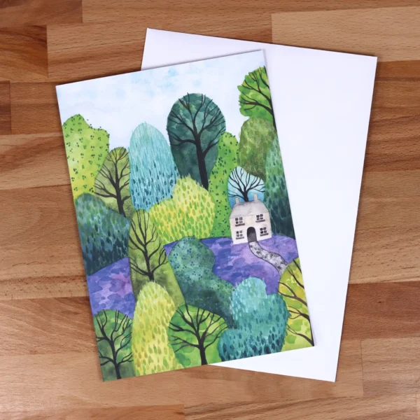 Greetings Card House In The Woods 002