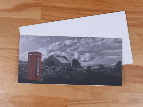 Greetings Card Rundle Stone Phonebox