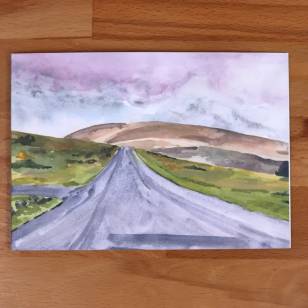 Greetings Card Leeden Tor Car Park – Dartmoor