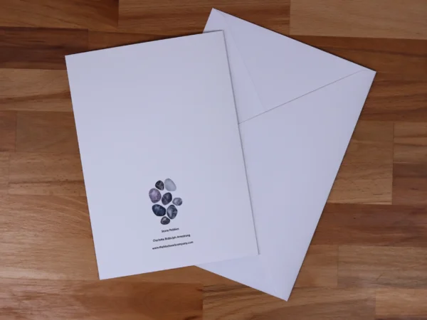 Greetings Card Stone Pebbles