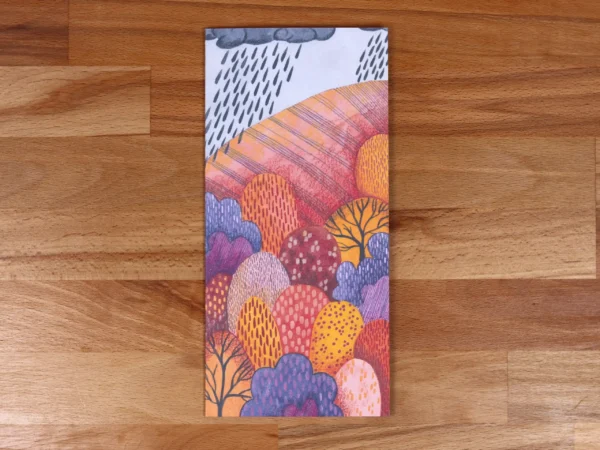 Greetings Card Autumn Rain