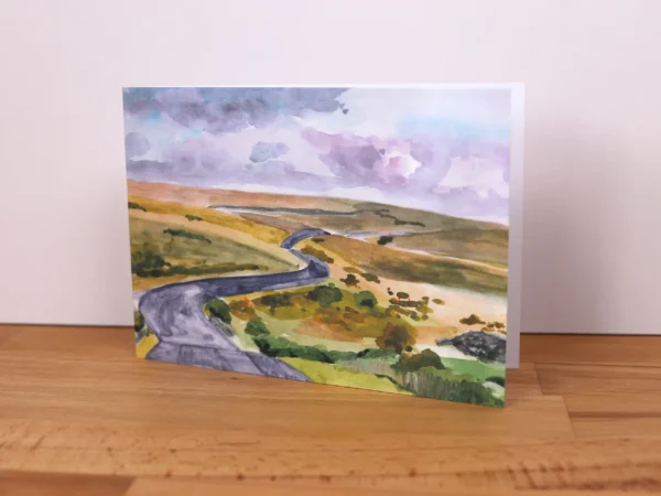 Greetings Card Lower Cherrybrook Bridge Dartmoor