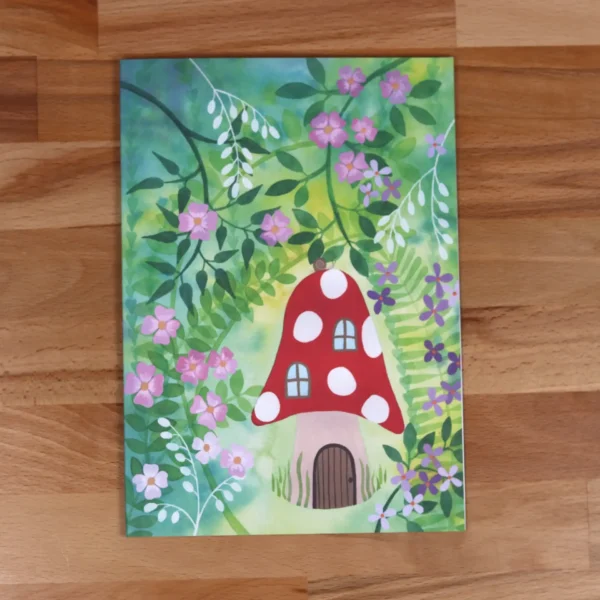 Greetings Card Mushroom House