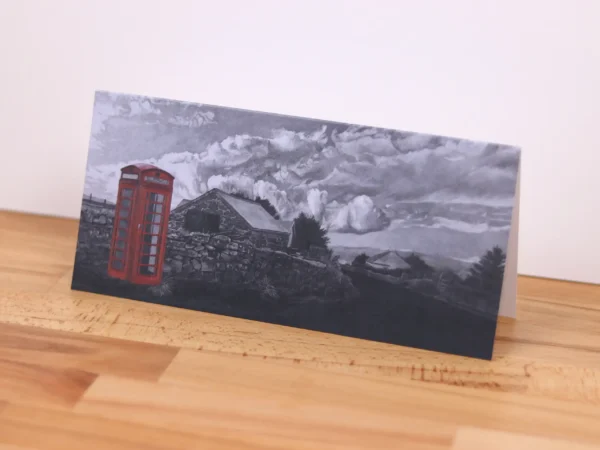 Greetings Card Rundle Stone Phonebox