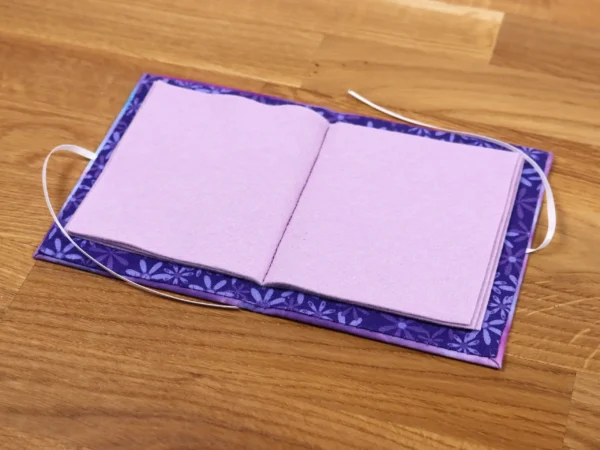 Needle Case Purple Tie Dye