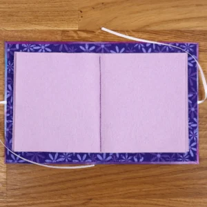 Needle Case Purple Tie Dye