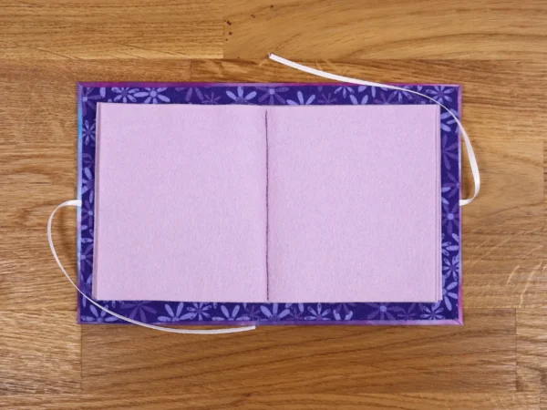 Needle Case Purple Tie Dye